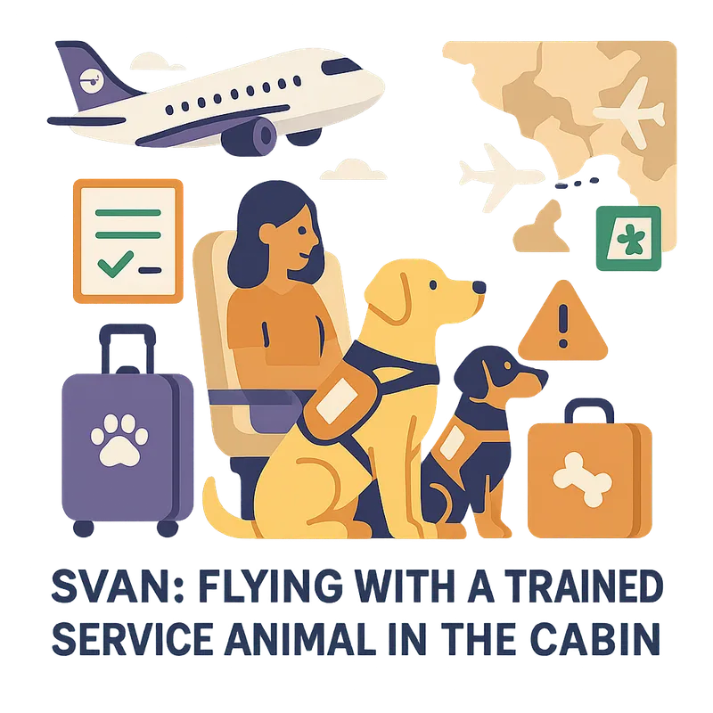 SVAN: Flying With a Trained Service Animal in the Cabin